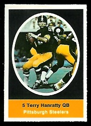 1972 Sunoco Stamps      513     Terry Hanratty
